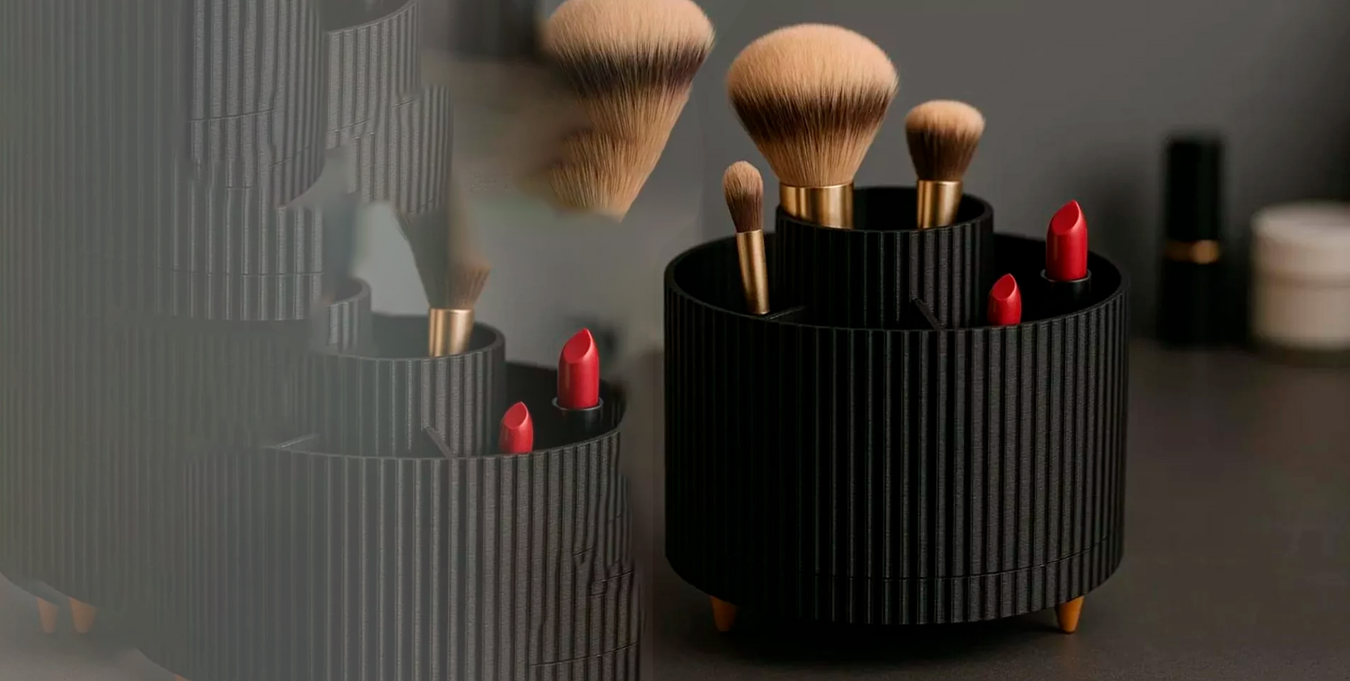 Organizador de maquiagem