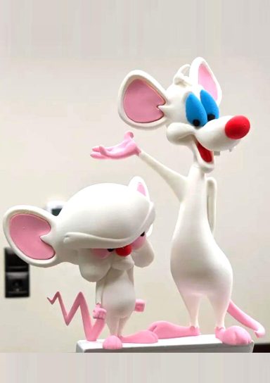 Bonecos Pink e Cérebro