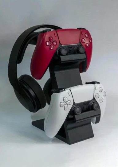 Suporte para 2 controle e 1 headset