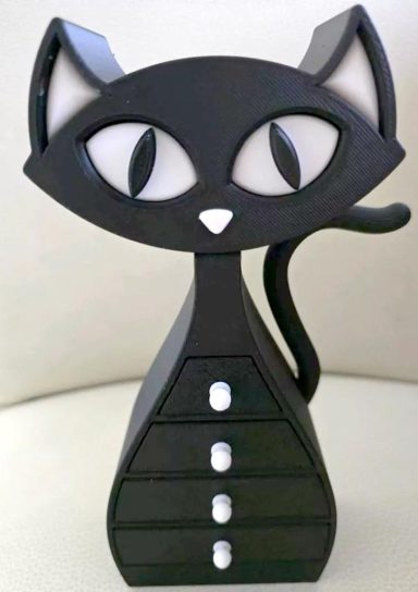 Porta Joias em Formato de Gato