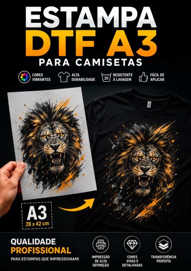 Estampa DTF A3